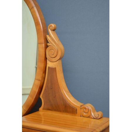 Viktorianischer antiker Frisiertisch Schminktisch Palisander massiv 1870