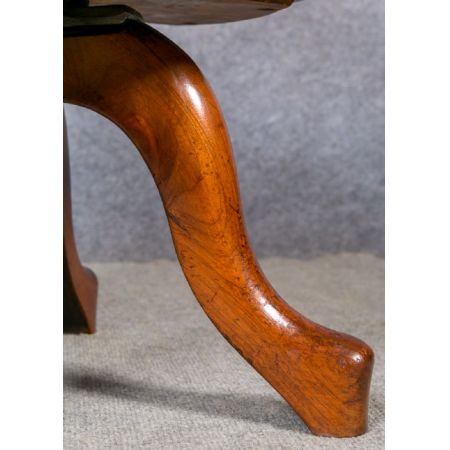 Edwardianischer original antiker Schreibtischstuhl Drehstuhl  Massiv Mahagoni 1900