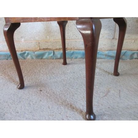 Edwardianischer original antiker massiver Mahagoni Stuhl Eckstuhl 1890