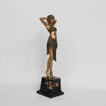 Demetre Chiparus Art Deco Scarab Tänzer um 1930