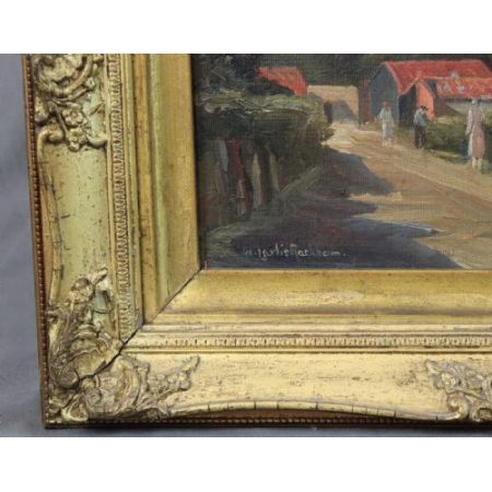 Paar Antike Norwich Ölgemälde, Lesley Rackham, 1920