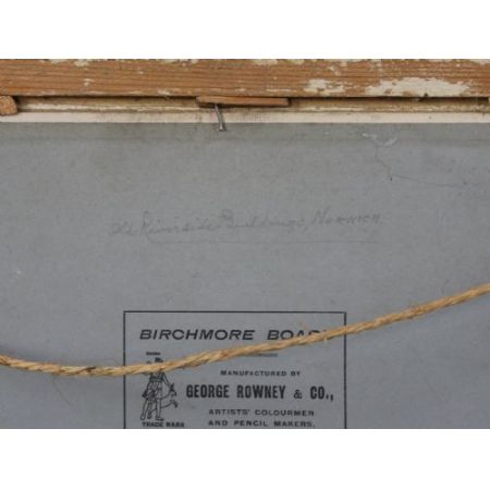 Paar Antike Norwich Ölgemälde, Lesley Rackham, 1920