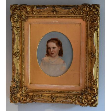 Hervorragendes Viktorianisches Ölgemäde, Portrait eines Kindes, 1890