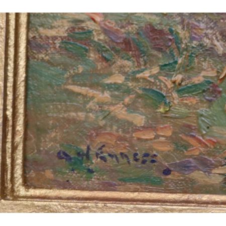 Ölmalerei auf Leinwand, von Augustus William Enness, England 1920