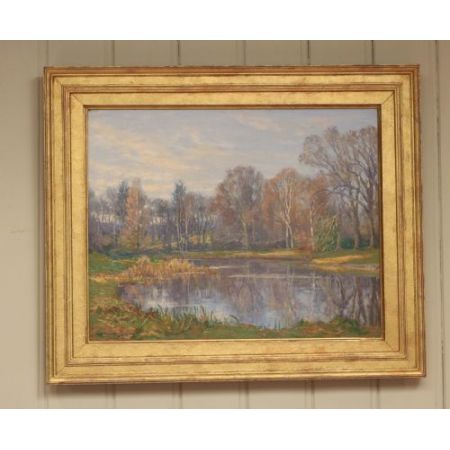 Ölmalerei auf Leinwand, von Augustus William Enness, England 1920