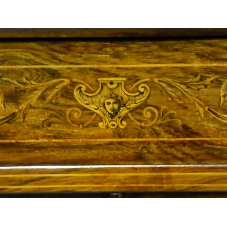 Edwardian Palisander Intarsien Kabinett Einmalig massives Holz  1890  