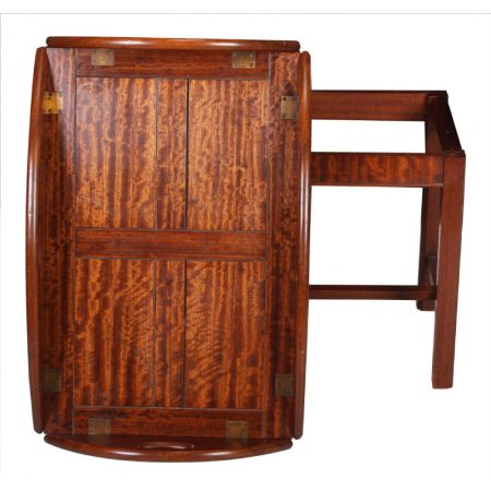 Mahagoni Butler Tablett und Stander  aus dem 19. Jahrhundert  Massivholz Original