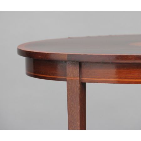 Antiker original edwardianischer Massivholz Mahagoni Beistelltisch 1910