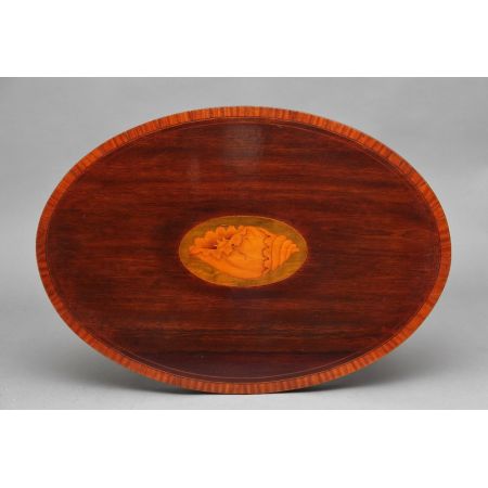 Antiker original edwardianischer Massivholz Mahagoni Beistelltisch 1910