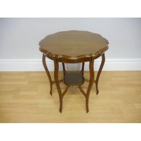 Schöner antiker edwardianischer Beistelltisch Massives Mahagoni original 1890