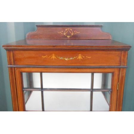  Edwardianische antike Mahagoni Vitrine antik 1900