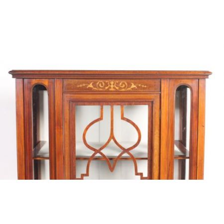 Viktorianische antike Mahagoni Vitrine englisch 1900