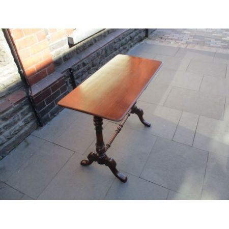 Viktorianischer antiker Kaffeetisch Mahagoni englisch 1860