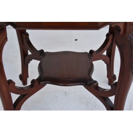 Viktorianischer Beistelltisch Mahagoni antik 1850