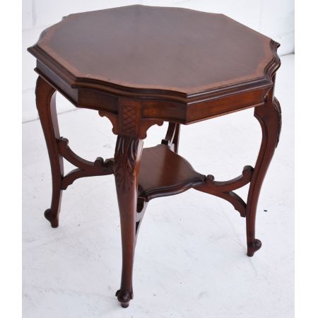 Viktorianischer Beistelltisch Mahagoni antik 1850