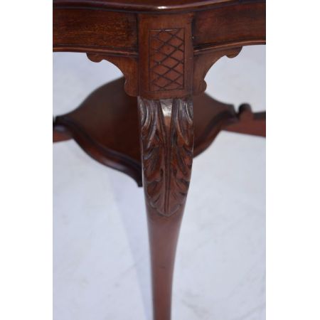 Viktorianischer Beistelltisch Mahagoni antik 1850