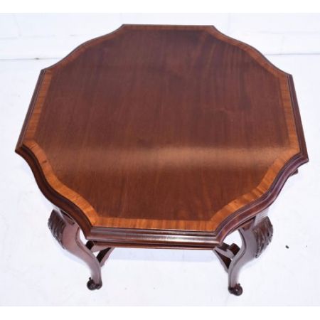 Viktorianischer Beistelltisch Mahagoni antik 1850