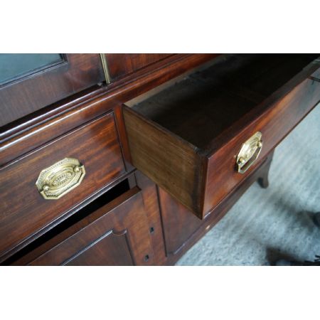 Georgianische original antike Echtholz Vitrine englisch 1820