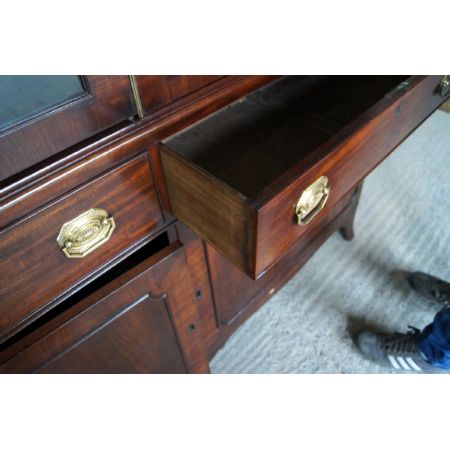 Georgianische original antike Echtholz Vitrine englisch 1820