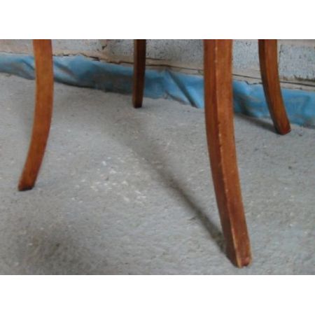 Original edwardianischer Mahagoni Beistelltisch 1850