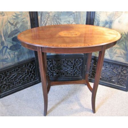 Englischer Edwardianischer Mahagoni Beistelltisch 1850