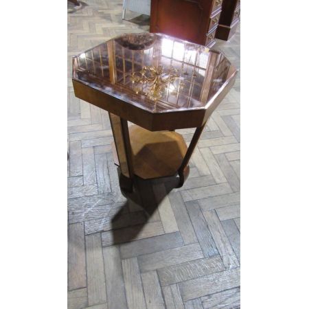 Art Deco Beistelltisch massiv englisch Kaffeetisch antik 1920