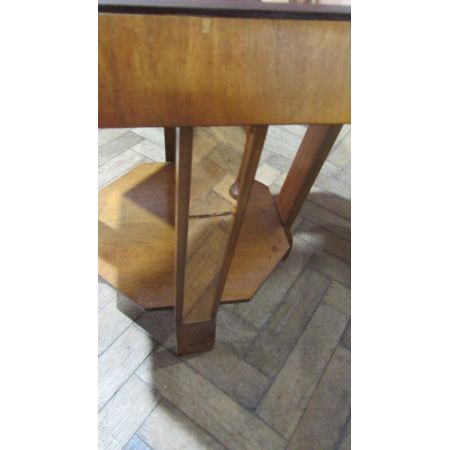 Art Deco Beistelltisch massiv englisch Kaffeetisch antik 1920