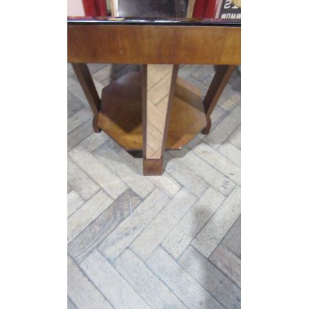 Art Deco Beistelltisch massiv englisch Kaffeetisch antik 1920