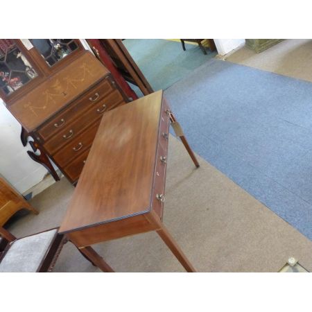 Englischer antiker Beistelltisch Mahagoni massiv 1860