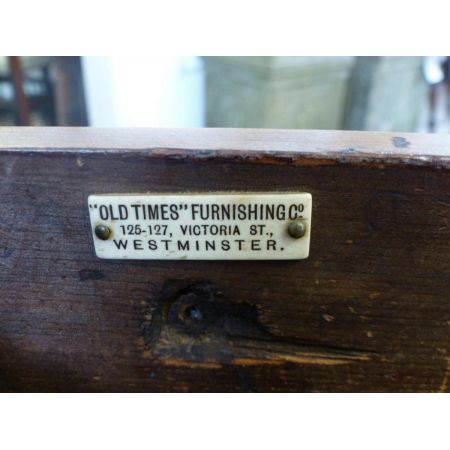 Englischer antiker Beistelltisch Mahagoni massiv 1860