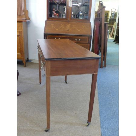 Englischer antiker Beistelltisch Mahagoni massiv 1860