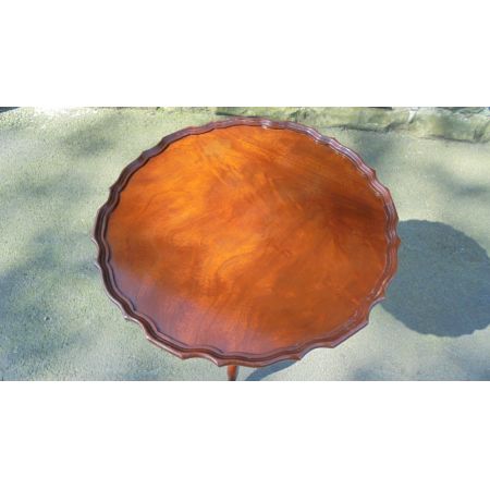 Antiker Beistelltisch Weintisch Nussbaum massiv 1910