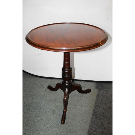 Original viktorianischer Beistelltisch Esstisch Massivholz Mahagoni antik 1850