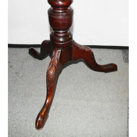 Original viktorianischer Beistelltisch Esstisch Massivholz Mahagoni antik 1850