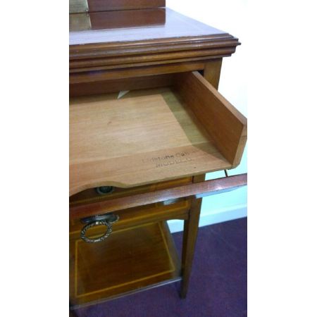 Antiker Musikschrank Kommode Mahagoni massiv 1920