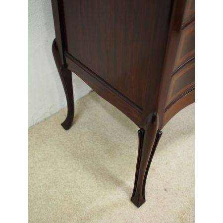 Art Nouveau Mahagoni Musikschrank Kommode Art antik 1900