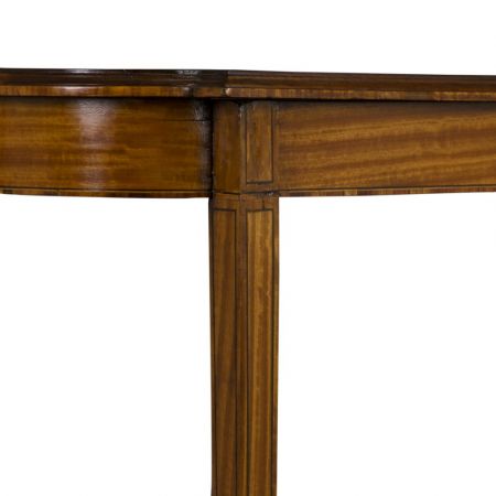 Edwardianischer antiker Beistelltisch Satinholz massiv englisch 1900