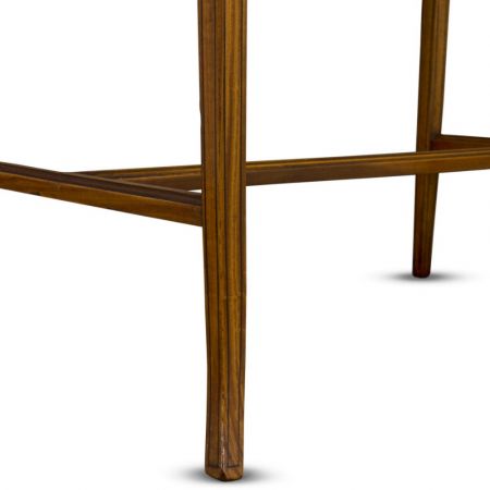 Edwardianischer antiker Beistelltisch Satinholz massiv englisch 1900