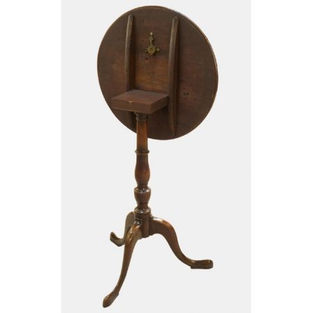 Original antiker Mahagoni Massivholz Beistelltisch kippbar