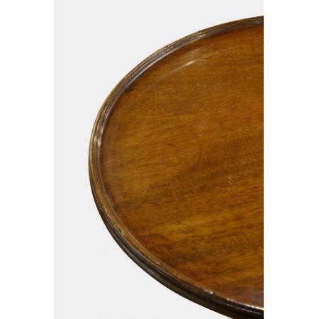 Original antiker Mahagoni Massivholz Beistelltisch kippbar