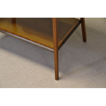 Edwardianischer Mahagoni Beistelltisch Massivholz antik 1900 