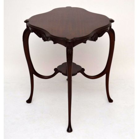 Art Nouveau Jugendstil Mahagoni Beistelltisch antik massiv 1890