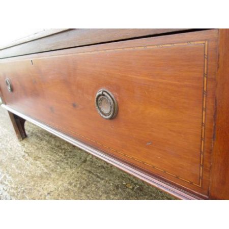 Englischer edwardischer Kleiderschrank Mahagoni Massivholz antik 1890