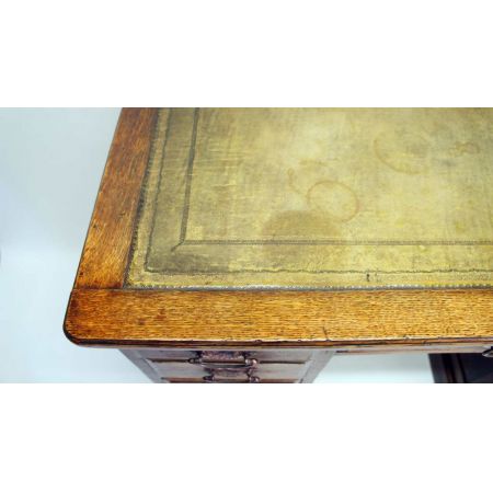 Edwardianischer antiker Schreibtisch Ladies Desk Eiche massiv 1890