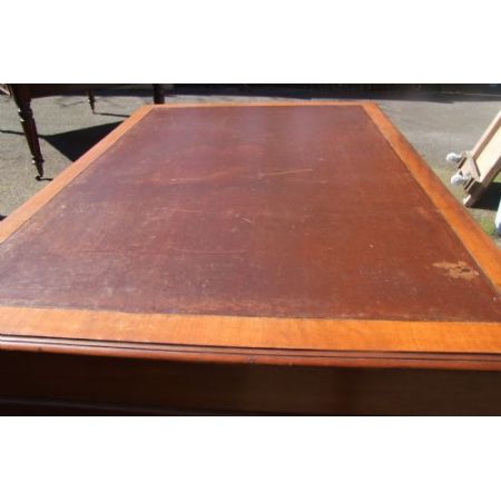 Antiker Mahagoni Schreibtisch Massiv englisch 1850