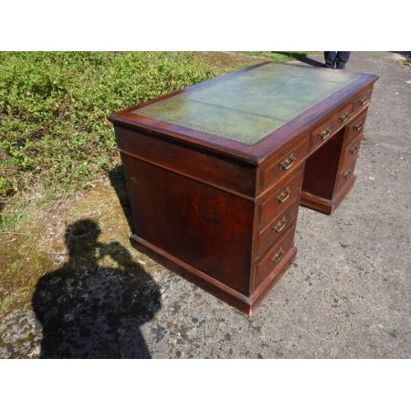 Antiker massiver Schreibtisch original von Maple and co 1890