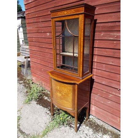 Edwardische Vitrine Buffetschrank Mahagoni massiv original antik 1890