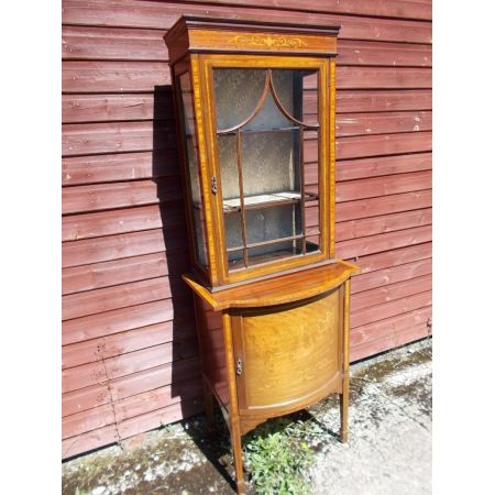 Edwardische Vitrine Buffetschrank Mahagoni massiv original antik 1890