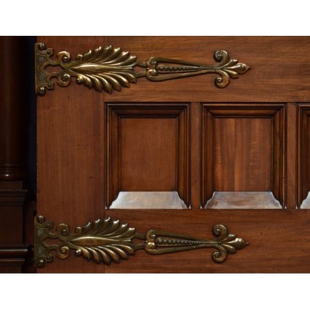 Englisches antikes Nussbaum Massivholz Sideboard 1880