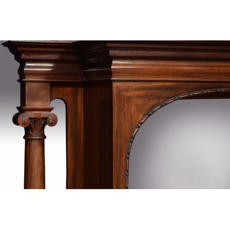 Englisches antikes Nussbaum Massivholz Sideboard 1880